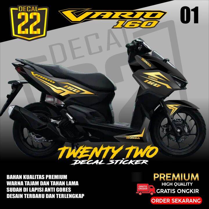 Cutting Sticker Vario New Aksesoris Motor Stiker Honda Vario