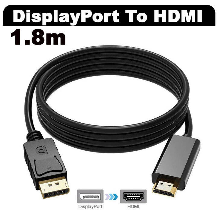 Displayport To Hdmi M Displayport Male Dp To Hdmi Male Cable