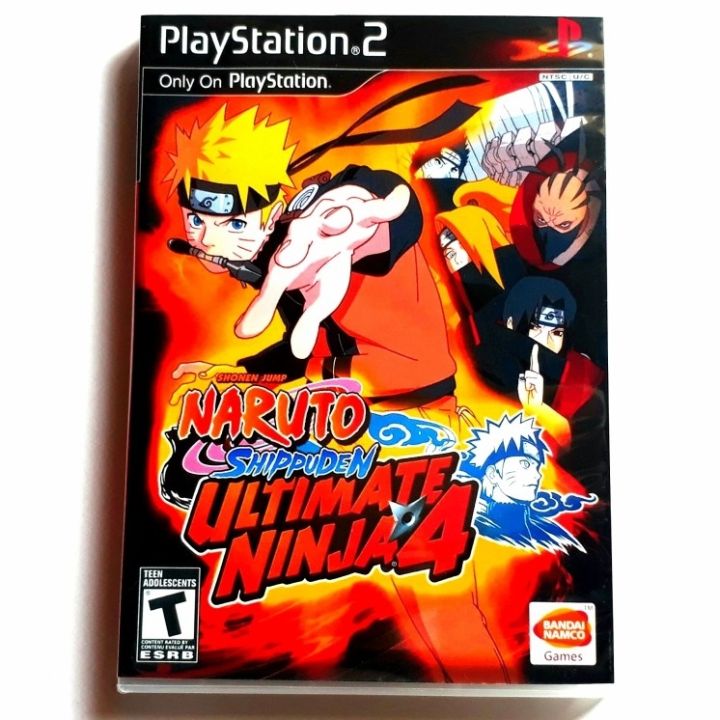 Naruto Shippuuden Ultimate Ninja 4 PS2 Game Playstation 2 Games PS2 Cd