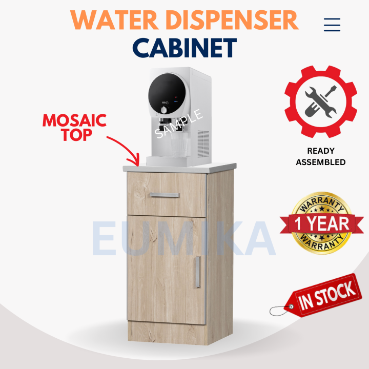 Eumika Rak Coway Almari Dapur Water Dispenser Cabinet Air Penapis