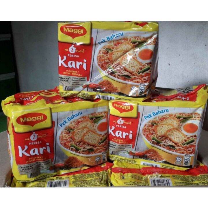 Maggi Kari Malaysian Noodles 79g X 5 Packs FREE BLACKSEEDS Lazada PH