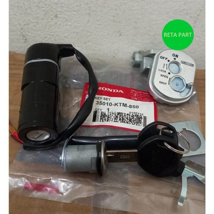 Retapart Kunci Kontak Set Kunci Jok Supra X Karbu Ktm Lazada