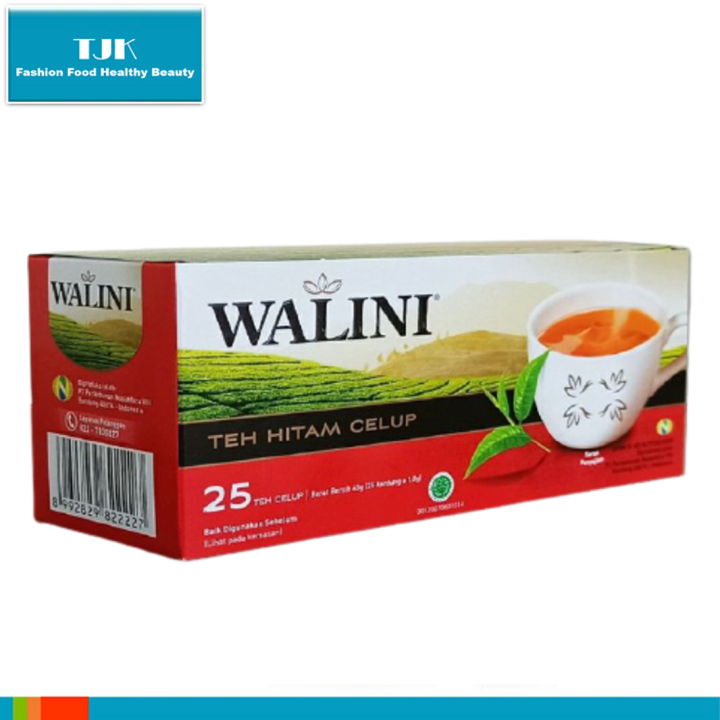 Teh Walini Hitam Klasik Premium Teh Celup Hitam Isi Black Tea Teh