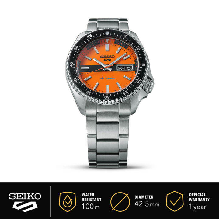 Seiko 5 Sports Retro SRPK11K1 SRPK11 55th Anniversary Stainless