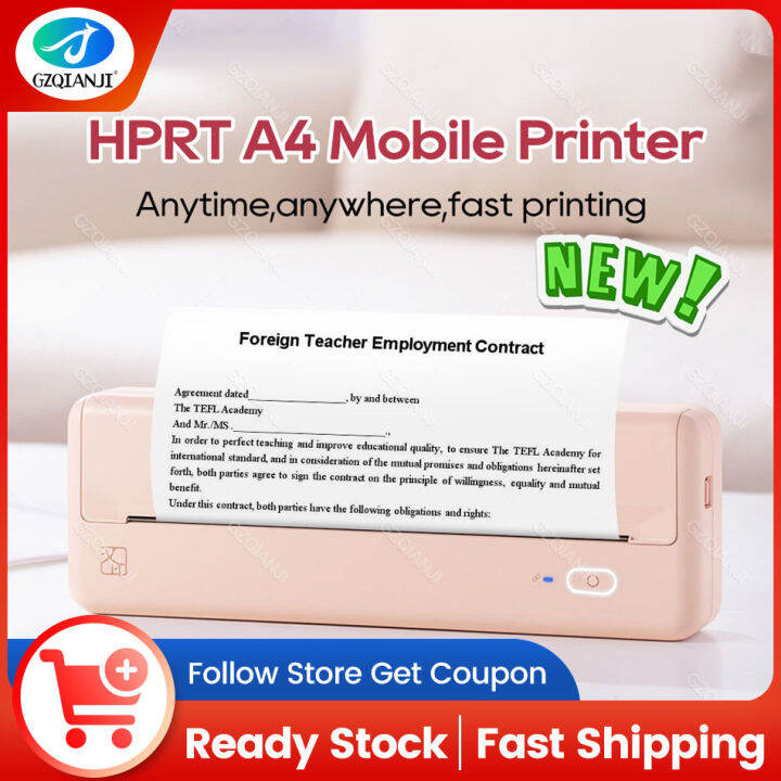 Hprt Mt A Paper Printer Portable Usb Bluetooth Wireless Thermal