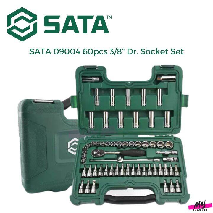 Sata Pcs Dr Socket Set Lazada