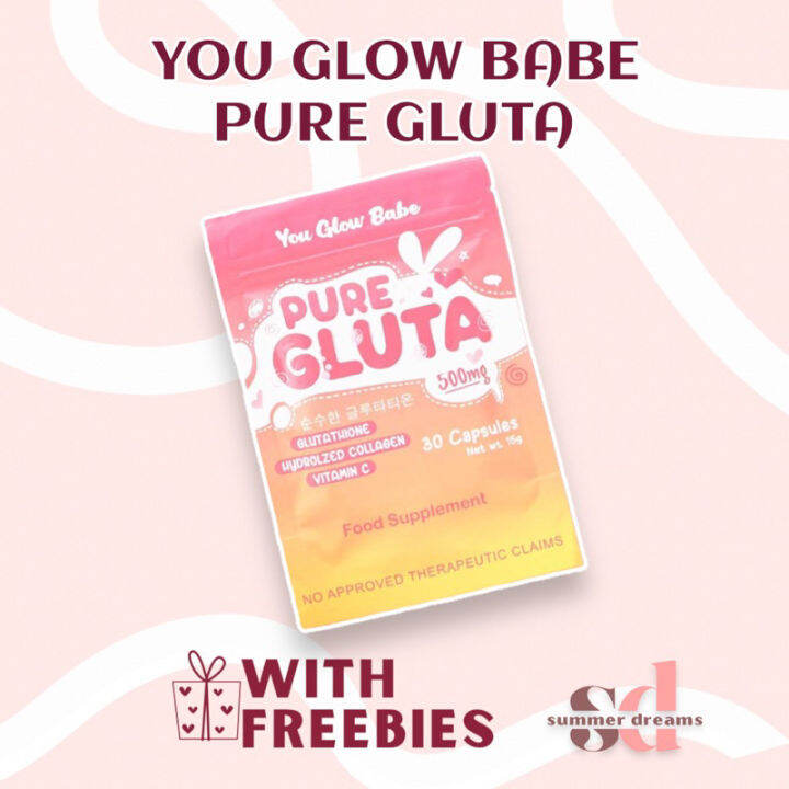 You Glow Babe Pure Gluta Beauty White Glutathione Capsule Lazada PH