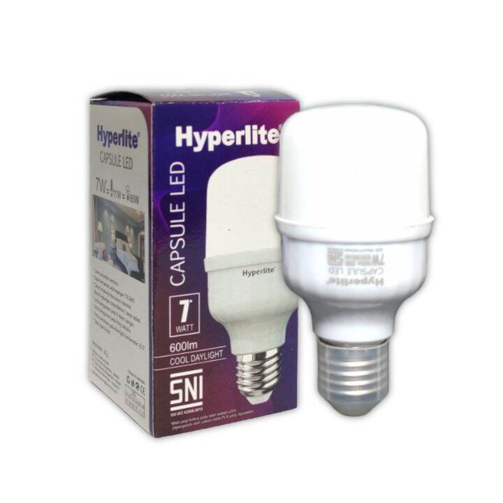 HYPERLITE Capsule Lampu LED 7 Watt Cahaya Putih Lazada Indonesia