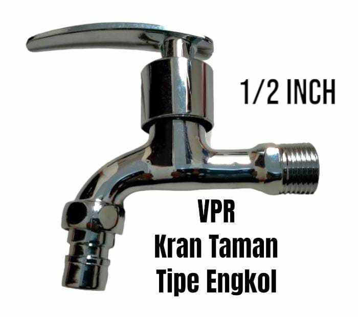 Kran Air 1 2 Inch VPR Kran Taman Tembok Model Engkol Baling Stainless