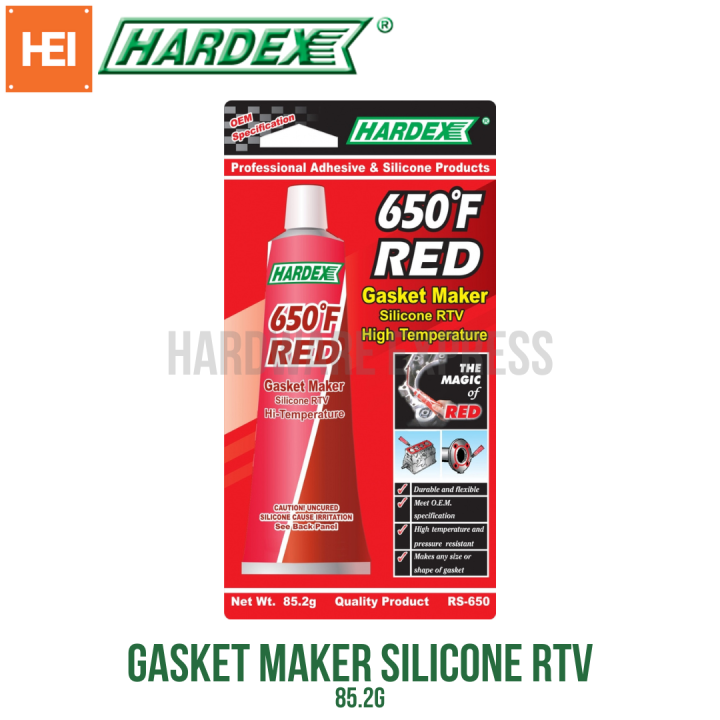 Hardex F Red Gasket Maker Silicone Rtv High Temperature G Rs