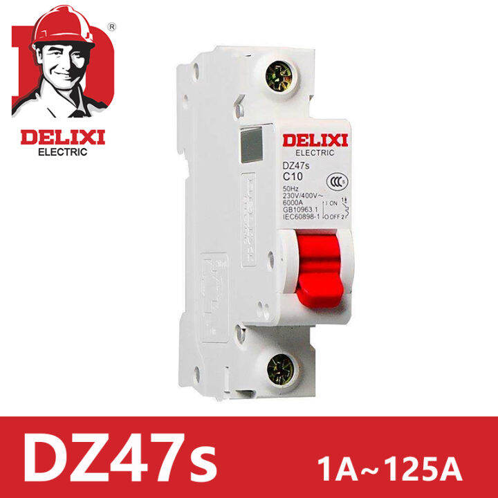 In Stock Unvceq Miniature Circuit Breaker DZ47s DELIXI MCB 1Pole