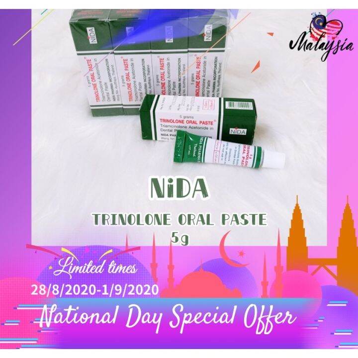 New Promo Ready Stock NIDA Trinolone Oral Paste Relief For Mouth