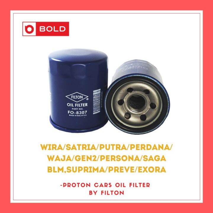 Proton Engine Oil Filter Wira Satria Putra Perdana Waja Gen