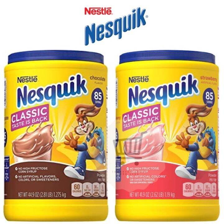 Nesquik Classic Chocolate Strawberry Drink Mix Lazada Ph