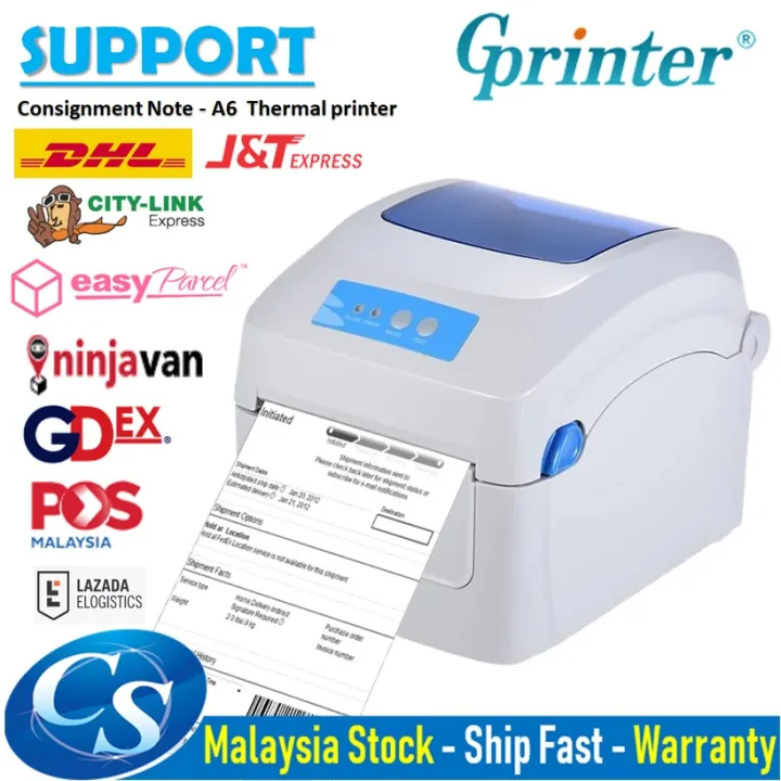 Gprinter GP 1324D Thermal Printer Waybill Barcode Shipping Label