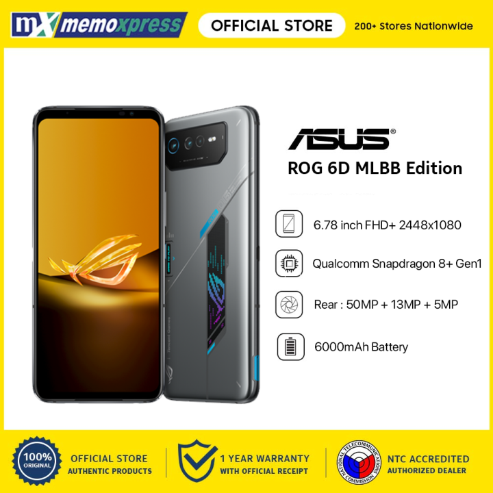 Asus Rog Phone D Mlbb Edition Gb Rom Gb Ram With Gift Box