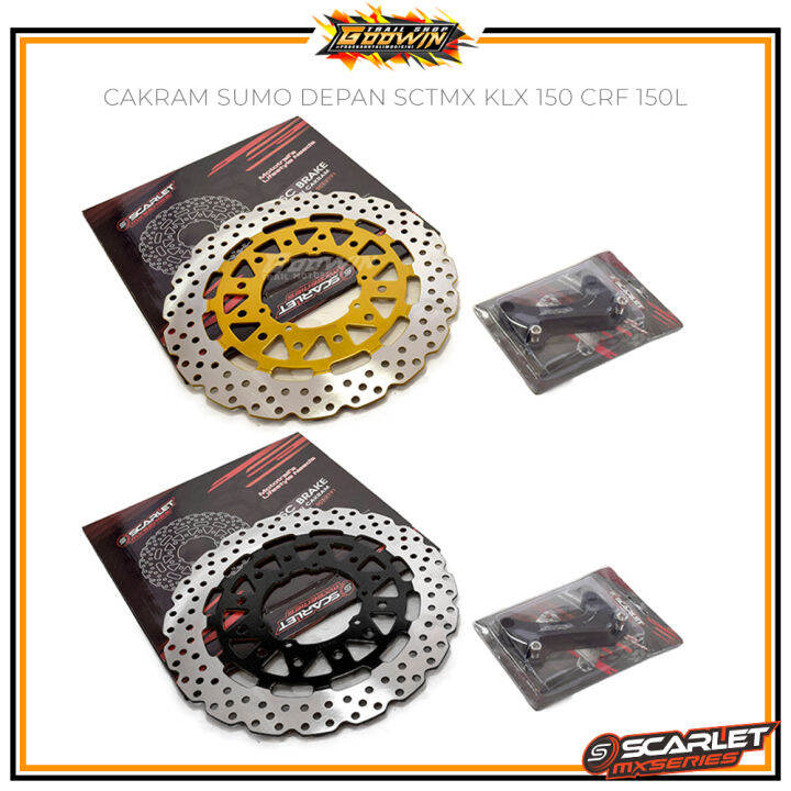 Piringan Cakram Disc Brake Depan Belakang Scarlet Supermoto Spc Mm