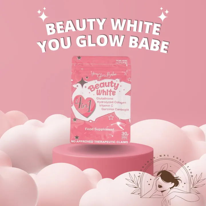 You Glow Babe In Beauty White Glutathione Collagen Slimming Capsule