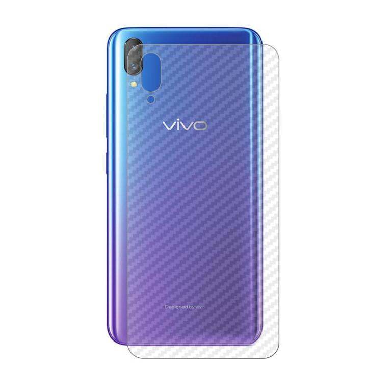 Skin Carbon Vivo V Garskin Carbon D Stiker Back Film Violette