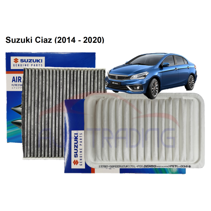 Combo Air Filter And Charcoal Cabin Filter For Suzuki Ciaz