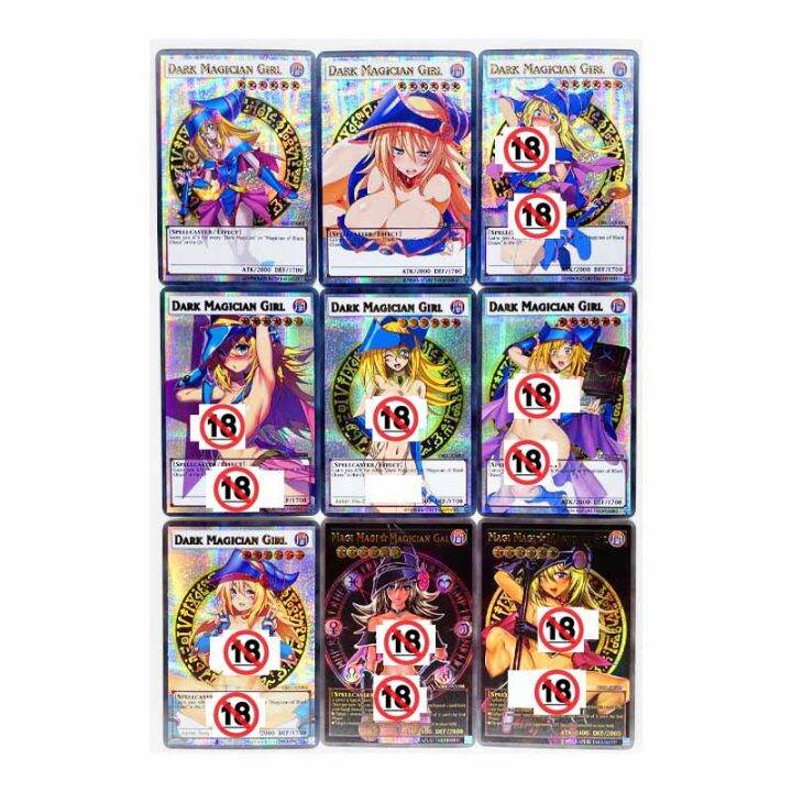 Pcs Set Nude Dark Magician Girl Yu Gi Oh English Diy Toys Hoies Hoy