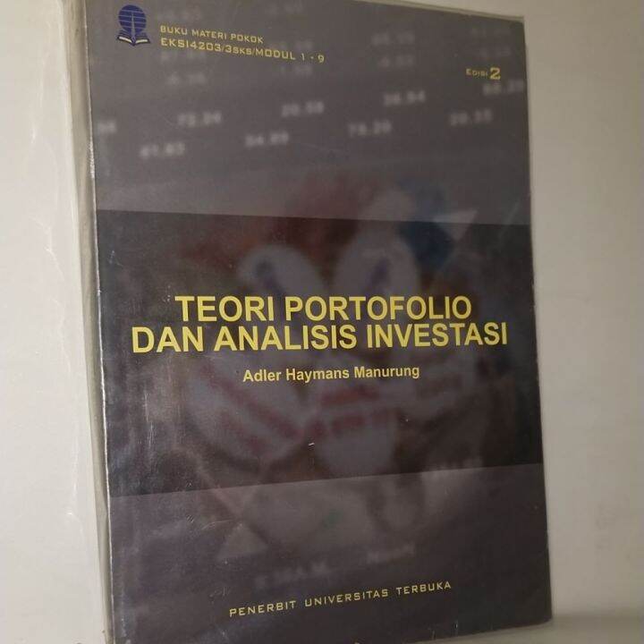 Teori Portofolio Dan Analisis Investasi Edisi Buku Original Lazada