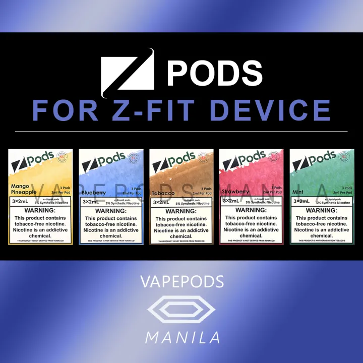 ZiiP ZPods Vape Pods 2 5 For ZiiP ZFit Devices Only Pods Are NOT