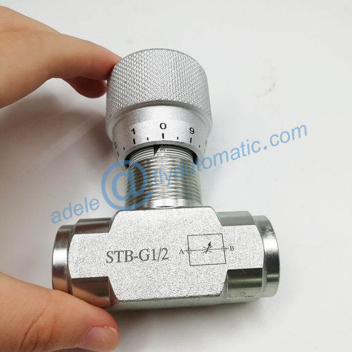 STB Series G14 G38 G12 G34 G1 Bi Directional Flow Restrictor Hydraulic