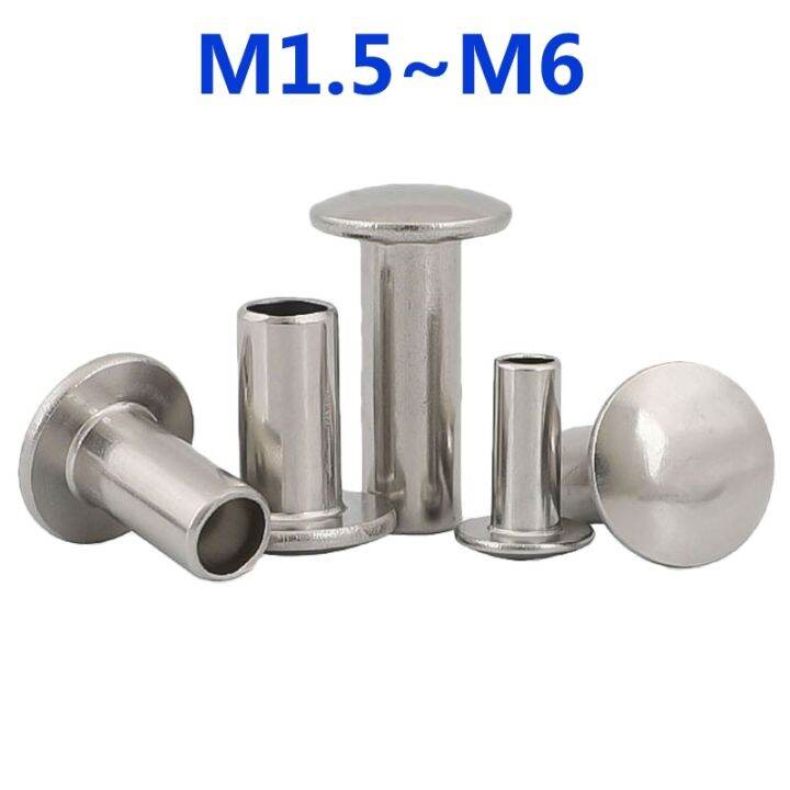 Half Hollow Rivet M1 5 M2 M2 5 M3 M4 M5 M6 304 Stainless Steel Flat