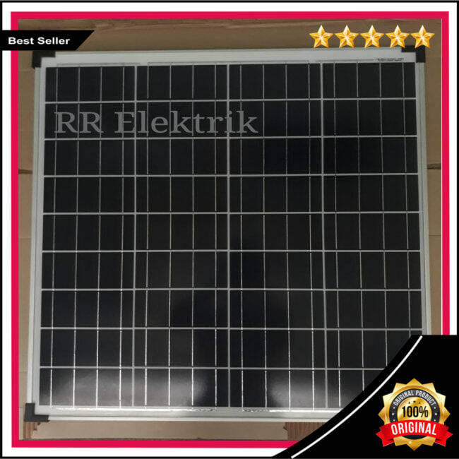 Solar Panel Panel Surya Solar Cell 80wp Poly Merk Dekade Lazada Indonesia