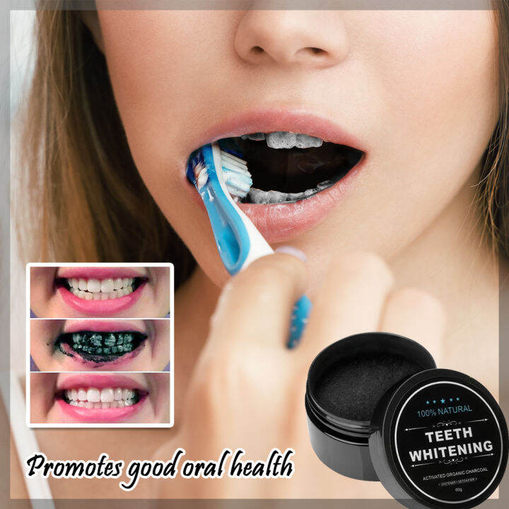 Teeth Whitening Activated Organic Charcoal Powder Perfect Smile