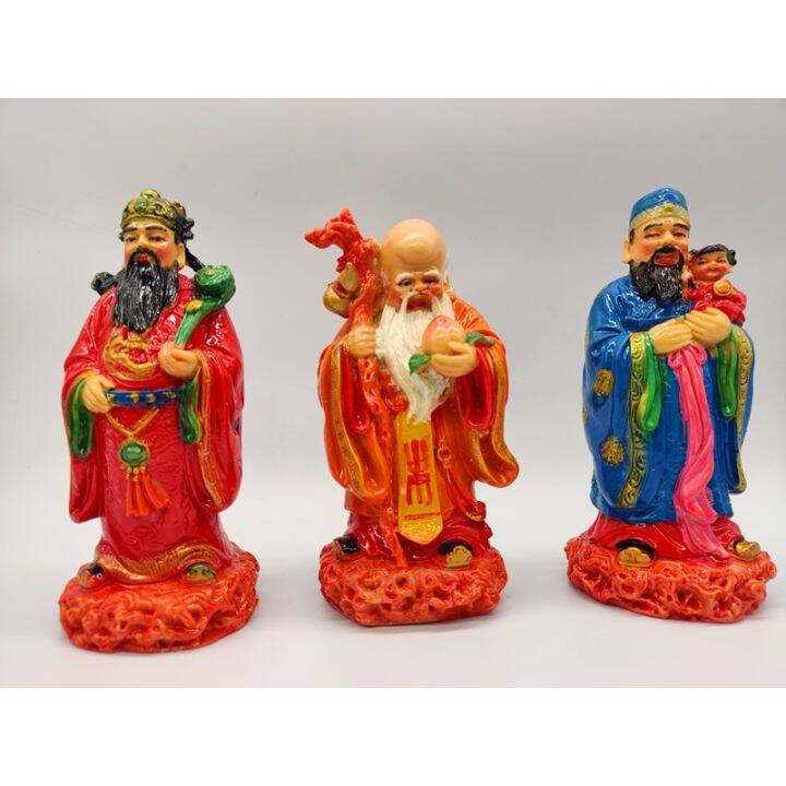 Wise Man Three Wise Man Fuk Luk Sau Lucky Charm Feng Shui Lazada Ph