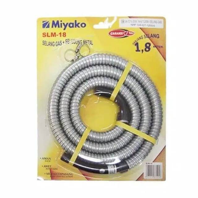 Miyako Selang Regulator Gas Selang Kompor Gas SLM 18 Lazada Indonesia