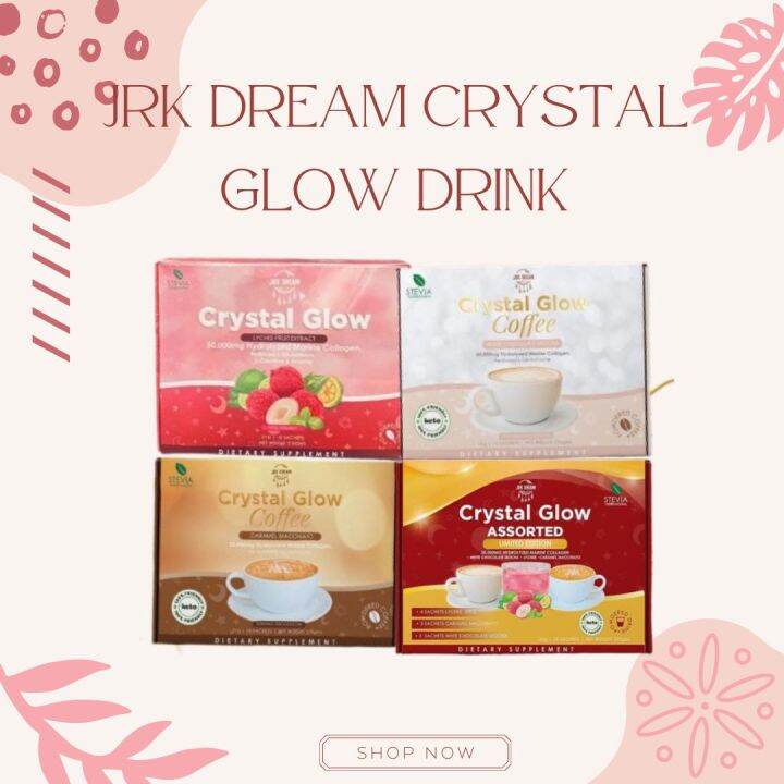 Original Crystal Glow Collagen Drink Juice Coffee By Jrk Dream