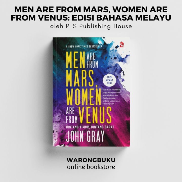 PTS Publishing House Men Are From Mars Women Are From Venus Edisi