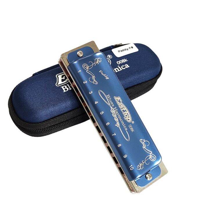 Easttop Harmonica Diatonic Blues Harp Paddy Tone T K With Color Of