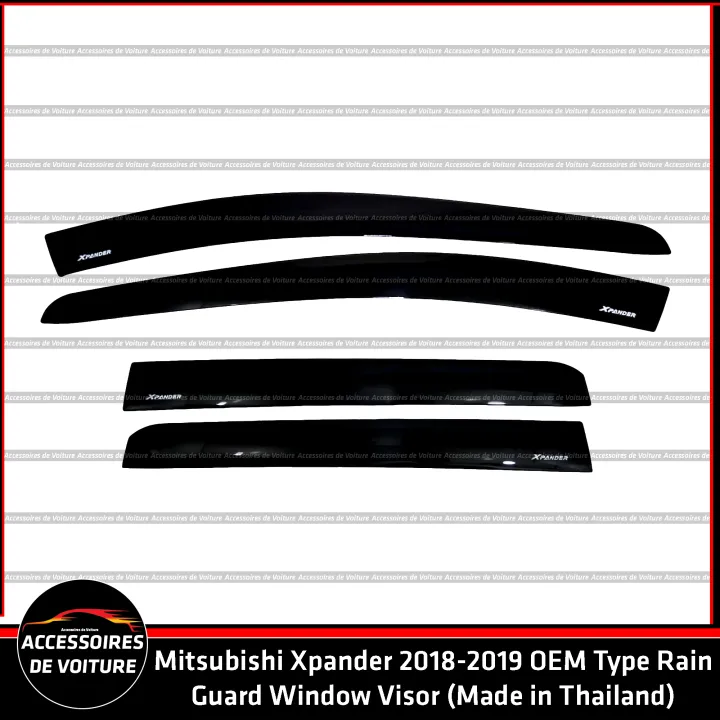 Mitsubishi Xpander 2018 2019 OEM Type Rain Guard Window Visor Made In