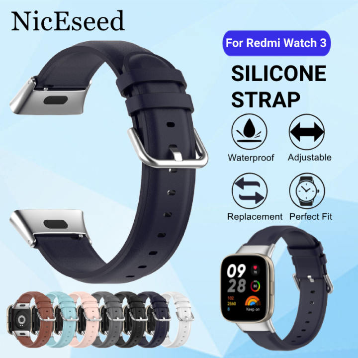 NicEseed Leather Watch Strap For Redmi Watch 3 Mi Watch Lite3 Soft