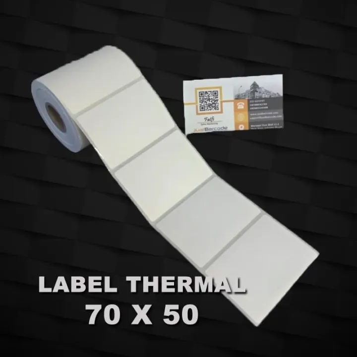 Kertas Label Printer Barcode Xprinter 365B 360 Label Thermal 70x50mm