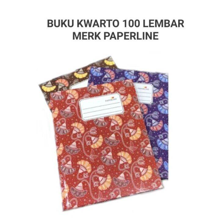 Buku Tulis Hard Cover Kwarto Lembar Paperline Lazada Indonesia