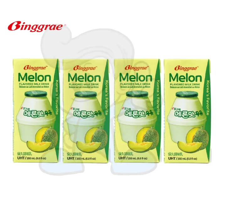 Binggrae Melon Flavored Milk Drink 4 X 200 ML Lazada PH