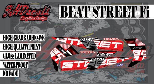 Honda Beat Street Stock Decals Set Lazada PH