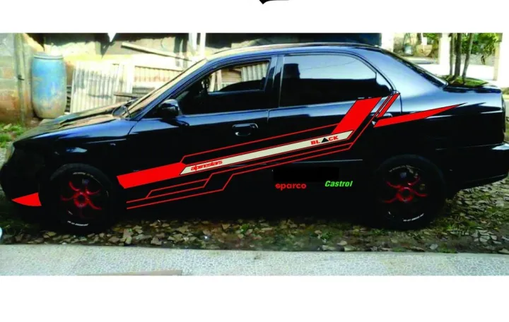 Stiker Mobil Body All Mobil Sedan Cutting Stiker Mobil Corola Civic