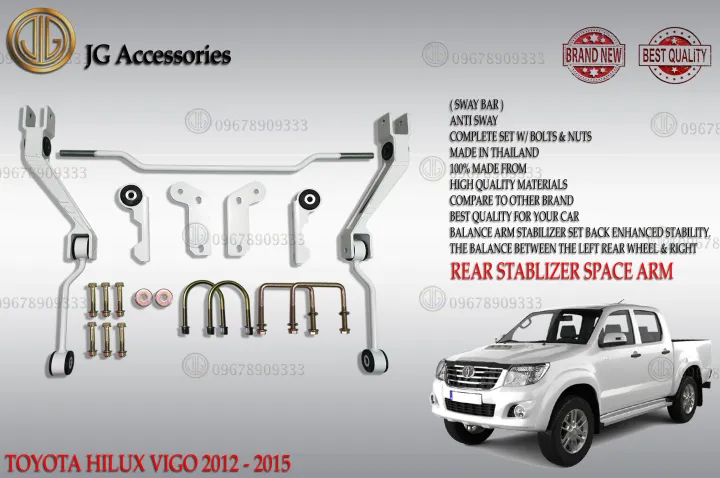 TOYOTA HILUX VIGO HILUX VIGO CHAMP 2011 2012 2013 2014 2015 WHITE