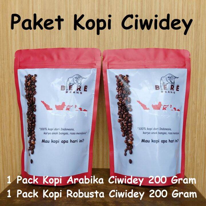 Paket Kopi Ciwidey Jawa Barat Indonesia Gram Arabika Dan Robusta