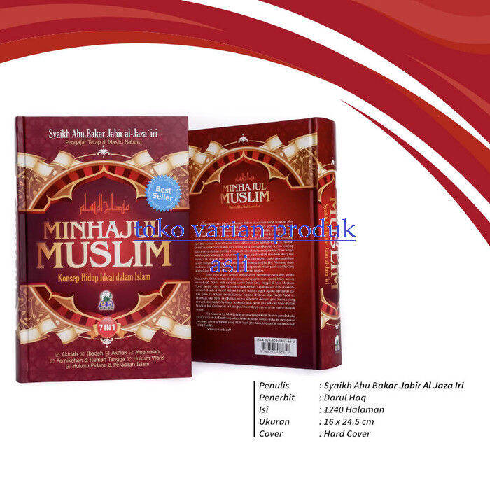 Buku Minhajul Muslim Konsep Hidul Ideal Dalam Muslim Darul Haq Asli