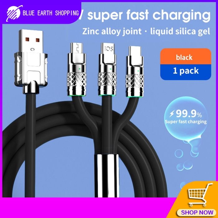 In W A Super Fast Charging Type C Cable Liquid Silicone Cable