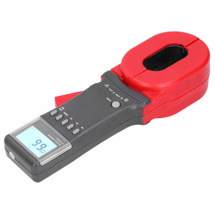 ETCR2000 0 01 1200Ω Clamp Ground Earth Resistance Tester Meter Digital