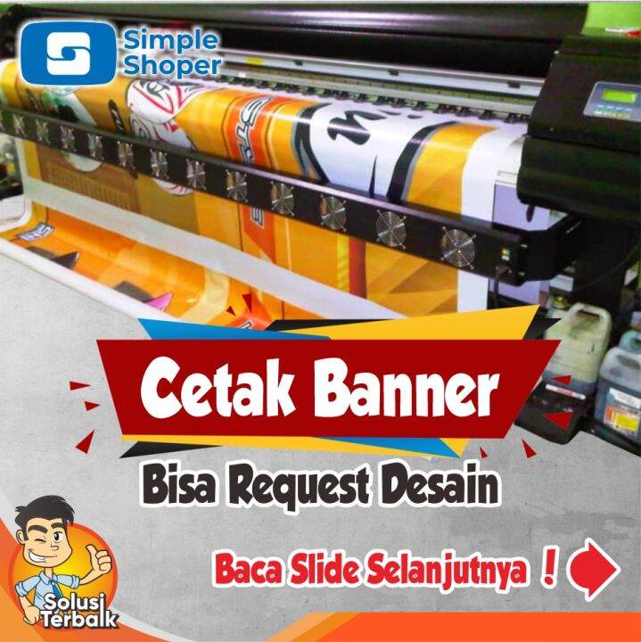 Cetak Banner Spanduk Baliho Bahan Flexy 280 Gram Lazada Indonesia