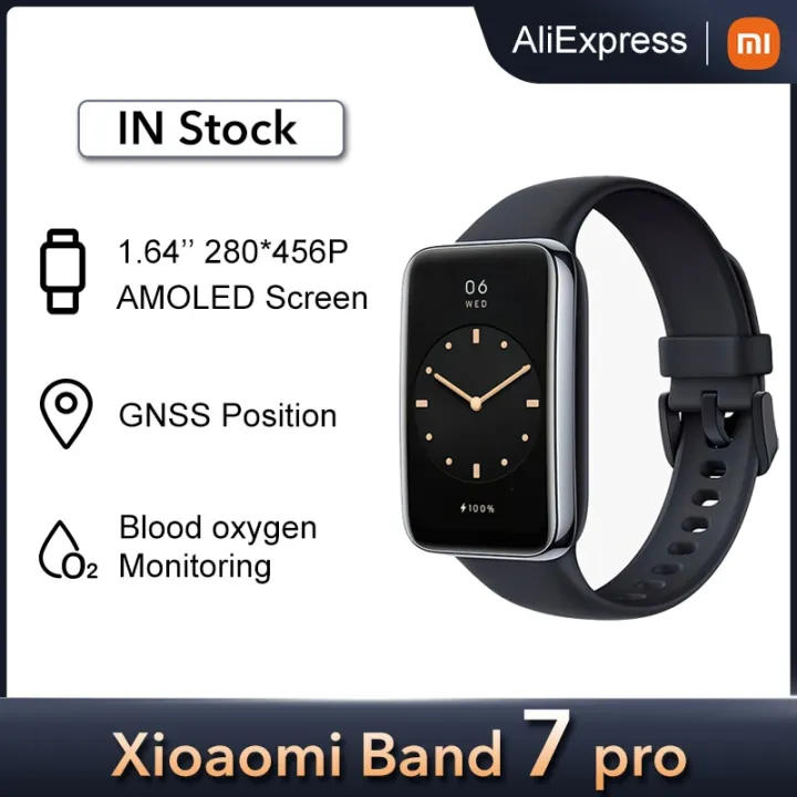 New Xiaomi Mi Band Pro With Gps Smart Bracelet Amoled Screen Blood